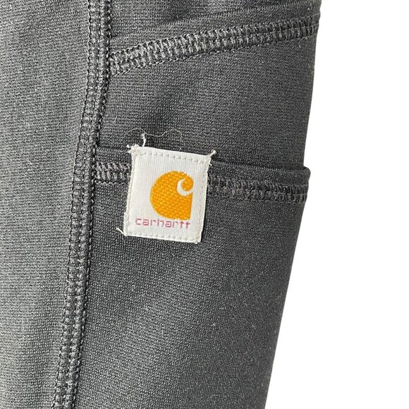 NWOT Carhartt Black Pull-On Stretchy Fitted Ankle Leggings Women's 2X Workwear - Picture 8 of 12